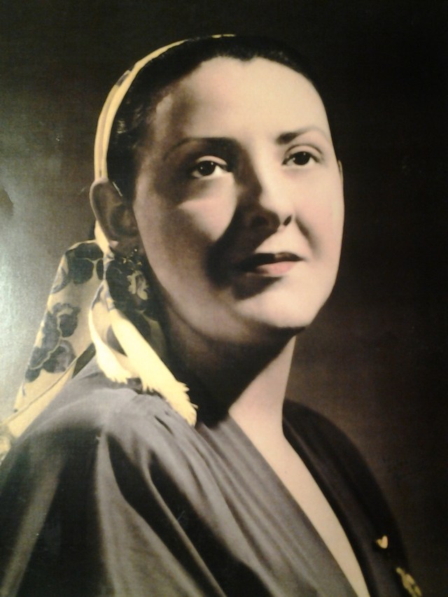 I'm not sure when this picture was taken of Gram Bev, but it's one of my very favorites.