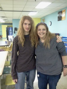 Matt winning awards for his academics and a scholarship