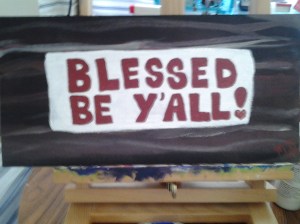 Tuatha Dea inspired, "Blessed Be, Y'all"