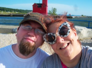 Ben and I at Holland State Park
